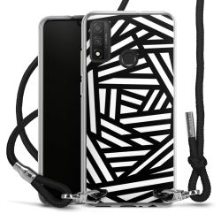 Carry Case Transparent Fabric black/silver