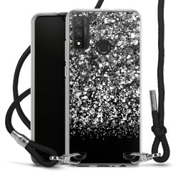 Carry Case Transparent Fabric black/silver