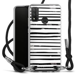 Carry Case Transparent Fabric black/silver