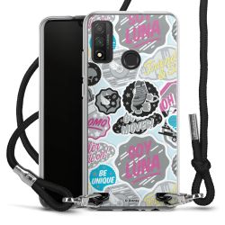 Carry Case Transparent Fabric black/silver