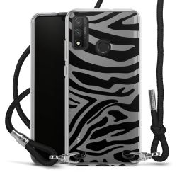 Carry Case Transparent Fabric black/silver