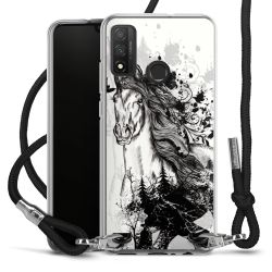 Carry Case Transparent Fabric black/silver