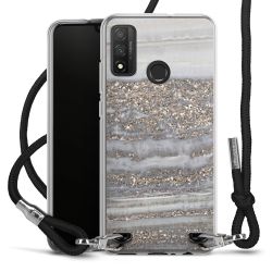 Carry Case Transparent Fabric black/silver