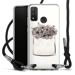 Carry Case Transparent Fabric black/silver