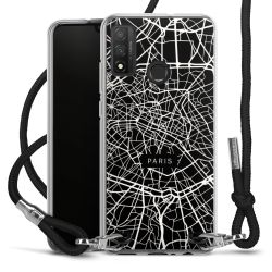 Carry Case Transparent Fabric black/silver