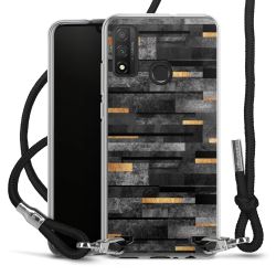 Carry Case Transparent Fabric black/silver