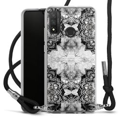 Carry Case Transparent Fabric black/silver