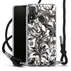 Carry Case Transparent Fabric black/silver