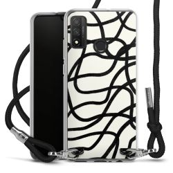 Carry Case Transparent Fabric black/silver