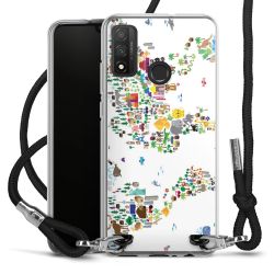 Carry Case Transparent Fabric black/silver