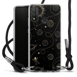 Carry Case Transparent Fabric black/silver