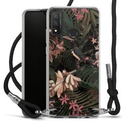 Carry Case Transparent Fabric black/silver