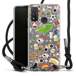 Carry Case Transparent Fabric black/silver