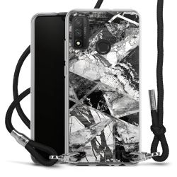 Carry Case Transparent Fabric black/silver