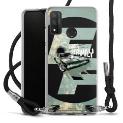 Carry Case Transparent Fabric black/silver