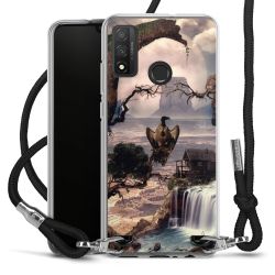 Carry Case Transparent Fabric black/silver