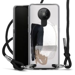 Carry Case Transparent Fabric black/silver