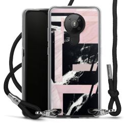 Carry Case Transparent Fabric black/silver