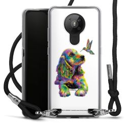 New Carry Case Transparent Stoff schwarz/silber