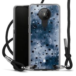 New Carry Case Transparent Stoff schwarz/silber