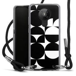 New Carry Case Transparent Stoff schwarz/silber