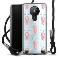 New Carry Case Transparent Stoff schwarz/silber