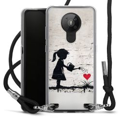 New Carry Case Transparent Stoff schwarz/silber