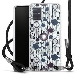 Carry Case Transparent Fabric black/silver