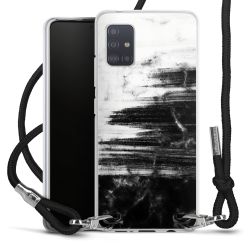 Carry Case Transparent Fabric black/silver