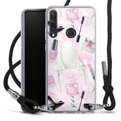 Carry Case Transparent Fabric black/silver