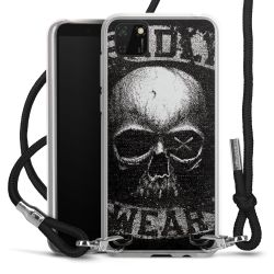 Carry Case Transparent Fabric black/silver