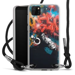 New Carry Case Transparent Stoff schwarz/silber