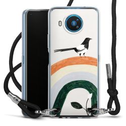 New Carry Case Transparent Stoff schwarz/silber