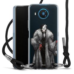 New Carry Case Transparent Stoff schwarz/silber