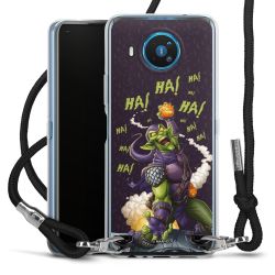 New Carry Case Transparent Stoff schwarz/silber