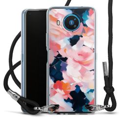 New Carry Case Transparent Stoff schwarz/silber