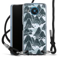 New Carry Case Transparent Stoff schwarz/silber