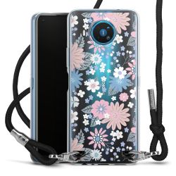 New Carry Case Transparent Stoff schwarz/silber