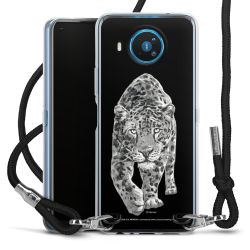 New Carry Case Transparent Stoff schwarz/silber