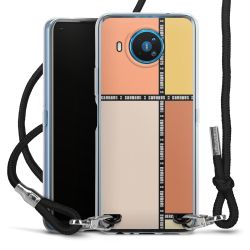 New Carry Case Transparent Stoff schwarz/silber