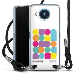 New Carry Case Transparent Stoff schwarz/silber