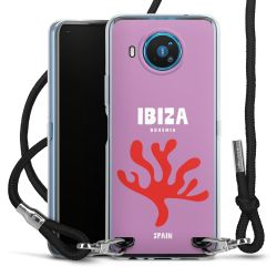 New Carry Case Transparent Stoff schwarz/silber