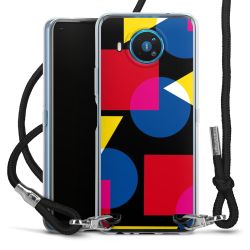 New Carry Case Transparent Stoff schwarz/silber