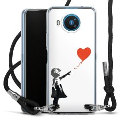 New Carry Case Transparent Stoff schwarz/silber