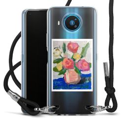 New Carry Case Transparent Stoff schwarz/silber