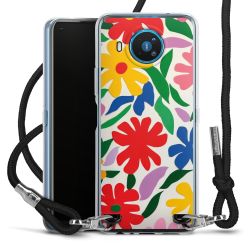 New Carry Case Transparent Stoff schwarz/silber