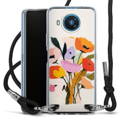 New Carry Case Transparent Stoff schwarz/silber