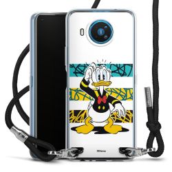 New Carry Case Transparent Stoff schwarz/silber