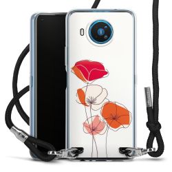 New Carry Case Transparent Stoff schwarz/silber