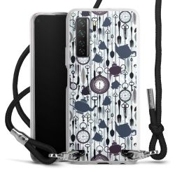 Carry Case Transparent Fabric black/silver